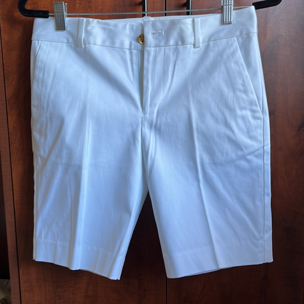 Women's Lauren Ralph Lauren Cotton Shorts / White / Size 4